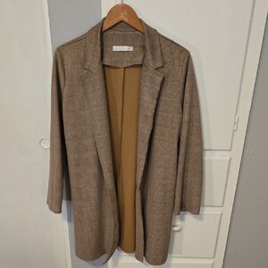 Potter's Pot Tan Plaid Blazer